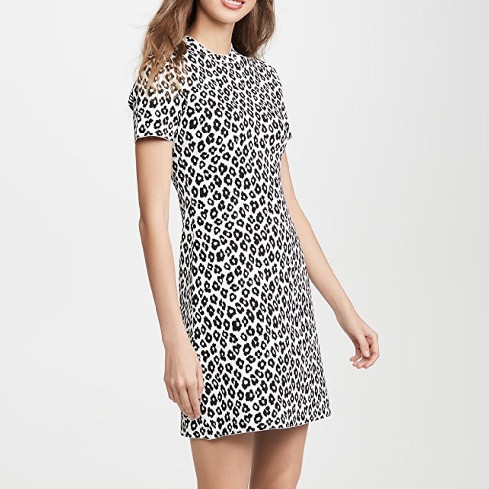 THEORY Leopard Tee Dress